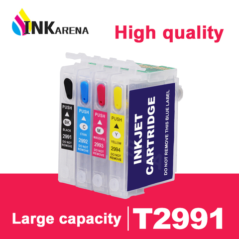 INKARENA Refillable Ink Cartridge T2991 Compatible For Epson Expression Home XP-245 XP-247 XP-342 XP-345 XP-442 XP-445 Printers ► Photo 1/6