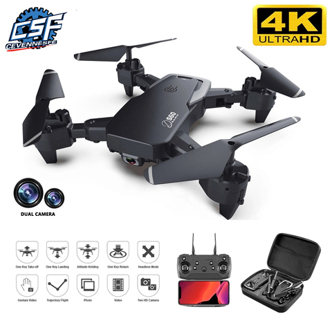 2022 NEW Drone 4k profession HD Wide Angle Camera 1080P WiFi fpv Drone Dual Camera  Height Keep Drones Camera Helicopter Toys ► Photo 1/6