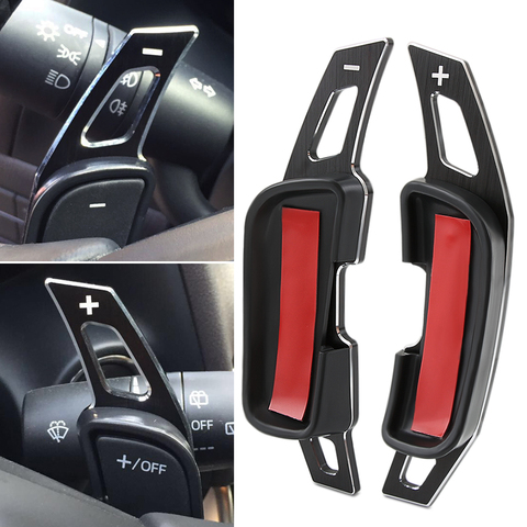 2Pcs Steering Wheel Shift Paddle Shifter Extension For Mazda 3 6 CX3 CX5 BM BN GJ GL Axela At Accessories Interior Parts ► Photo 1/5