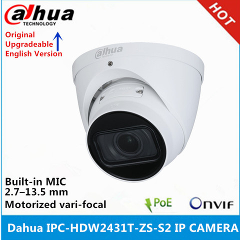 Dahua International Version IPC-HDW2431T-ZS 4MP POE IR40M 2.7 mm–13.5 mm Motorized vari-focal Eyeball Network IP Camera ► Photo 1/2
