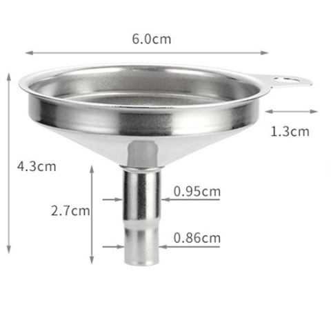 1pc Stainless Steel Mini Funnel Filling Hip Flask Beer Liquid Oil Tools Small Mouth Infusing Oils, Jams, Spirits ► Photo 1/6
