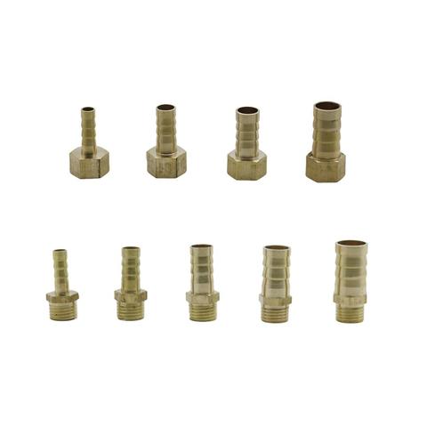 Brass Hose Fitting 6mm 8mm 10mm 12mm 14mm Barbed Tail 1/4