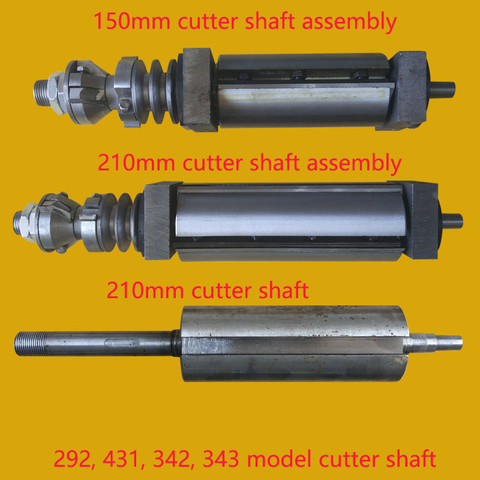 Wood planer, woodworking table planer accessories, planer shaft, spindle, cutter shaft 210, 150 saw shaft ► Photo 1/1