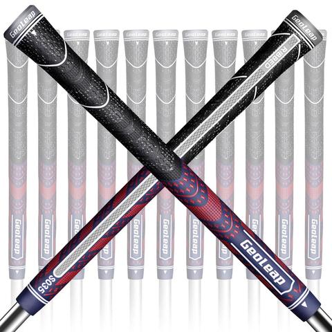 Geoleap Golf Grips 10pcs/lot, Back Rib，Multi Compound Hybrid Golf Club Grips, Midsize, 7 Color. Fress Shipping ► Photo 1/6