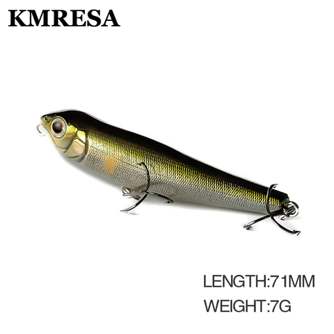 Fishing Lure 71mm 7g Floating Top Water Popper Wobbler Pencil Lure Hand Lure Fishing Tackle Artificial Hard Bait ► Photo 1/6