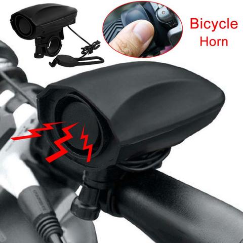 High Decibel Loud Bike Bell Cycling Bicycle Handlebar Ring Bells Electric bisiklet horn Siren Alarm Riding Safety Black 123DB ► Photo 1/6