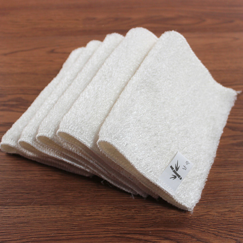 1PCs Hot Sale High Efficient Anti-grease Dish Cloth Bamboo Fiber Washing Towel Magic Kitchen Cleaning Wiping Rags kitchen towel ► Photo 1/6