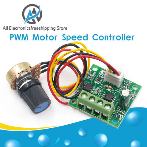 PWM Motor Speed Controller Automatic DC Motor Regulator Control Module Low Voltage DC 1.8V to 15V 2A ► Photo 1/6