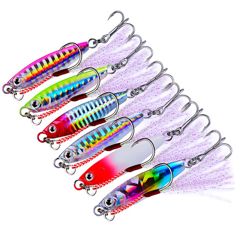 Fishing Lure Metal Sequins 7/10/15/20/30G Crankbait Jig Shads Spoon Baits Wobbler Bait Sea Lures Iscas Artificiais Para Pesca ► Photo 1/6