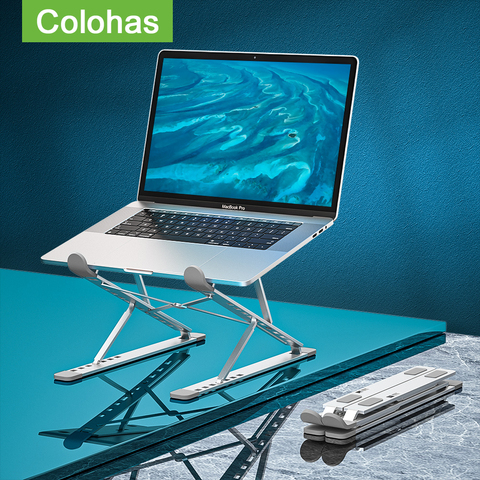 Adjustable Laptop Stand Portable Base Notebook Stand Support For Macbook Laptop Holder Computer Tablet Stand Bracket Table Stand ► Photo 1/6