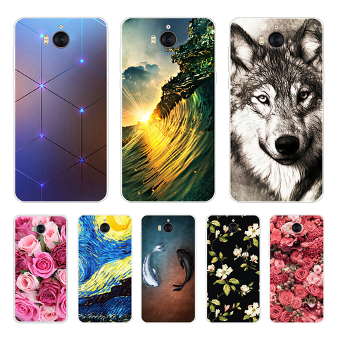 For Huawei Y6 2017 Cover Soft Silicone Phone Case For huawei Y5 2017 Case Bumper For Huawei Y5 Y6 2017 mya-l22 mya-u29 Cover ► Photo 1/6