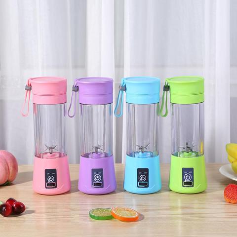 6 Blade Blender Electric Fruit Juicer Handheld Smoothie Maker Stirring Mixer  USB Rechargeable Mini Food Processor Juice Cup - AliExpress