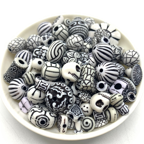 Wholesale New 20g Acrylic Beads mixing Beads Style for DIY Handmade Bracelet Jewelry Making Accessories#27 ► Photo 1/2