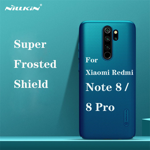 Nillkin Case For Xiaomi Redmi Note 8 Pro Cover Frosted Shield Hard PC protector Back Cover For Redmi Note 8 Case global version ► Photo 1/6