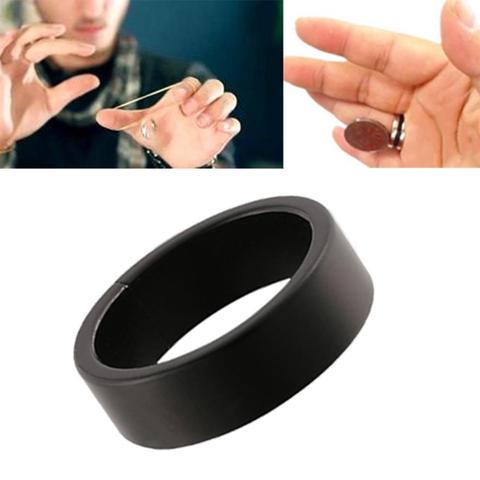 Magnets Coin Finger Magic Toys Magnetic Ring Optical Illusion Ring Tricks Fantasy Props 18mm/19mm/20mm/21mm Decoration ► Photo 1/6