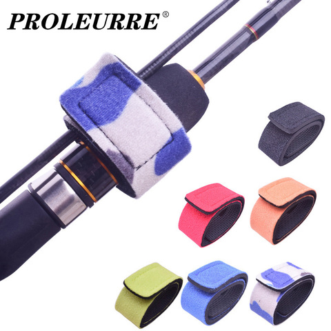 Proleurre 1PCS Lure Rod Binding EVA Velcro Buckle Ties Fishing Rod Bundle Outdoor Tackle Tool for Reusable Fishing Accessorie ► Photo 1/6