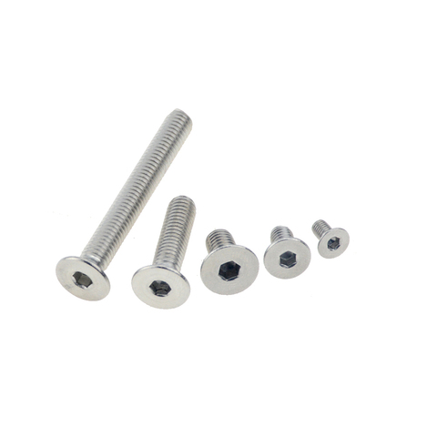 Allen Key Head Din7991 M2.5 M3 M4 M5 M6 M8 Stainless Steel 304 Hex Socket Flat Countersunk Head Screw ► Photo 1/6