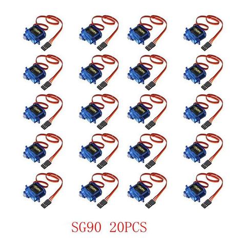 SG90 Mini Gear Micro Servo 9g 1.6KG Mini For RC RC 250 450 Airplane Helicopter Car Vehicle Boat Models Spare Parts  4/5/10/20PCS ► Photo 1/6
