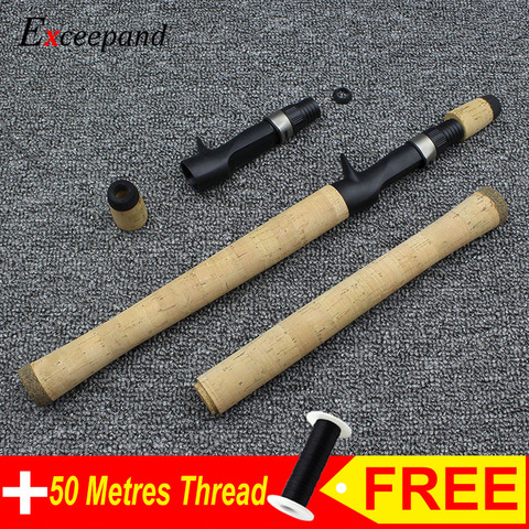 Exceepand Composite Cork Casting Fishing Rod Handle for Rod Building Grip  with Reel Seat Replacement for Rod Building or Repair ► Photo 1/6