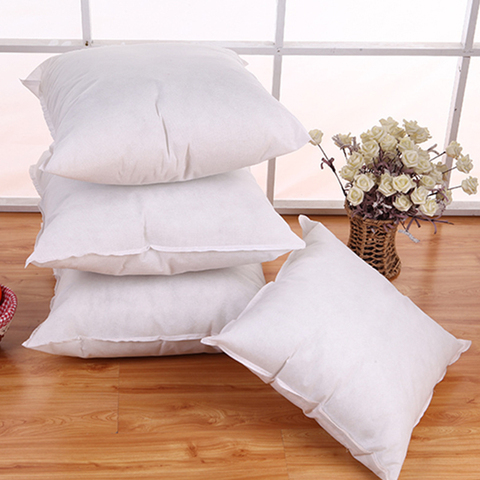 Soft PP Cotton Pillow Cushion Core Square White Head Pillow Filling Non-woven Health Bedding Interior Home Decor Cushion Pad ► Photo 1/6