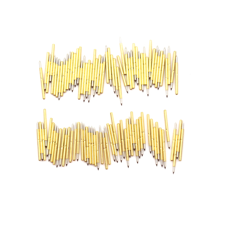 100pcs Spring Test Probe Pogo Pin P75-B1 Dia 1.02mm 100g Cusp Spear Gold Plated For Test Tools ► Photo 1/6