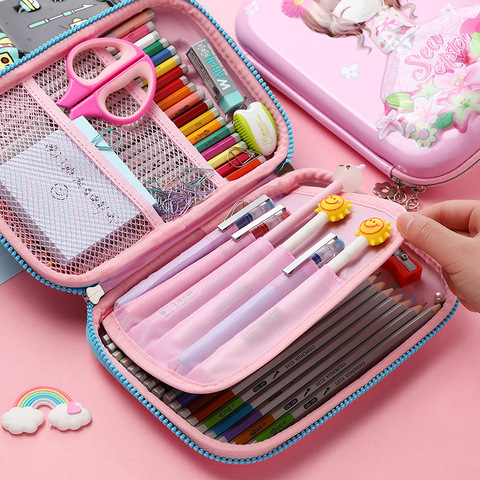 Pencil Cases Unicorn Estuche Escolar Kawaii School Supplies