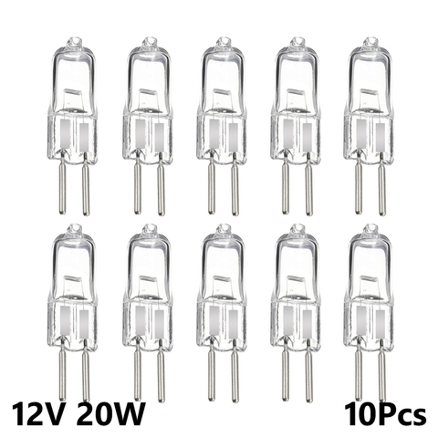 20W 10pcs Clear JC Type halogen bulb inserted beads crystal 12V G4 indoor lighting Ultra low price Warm light bulbs Super Bright ► Photo 1/6