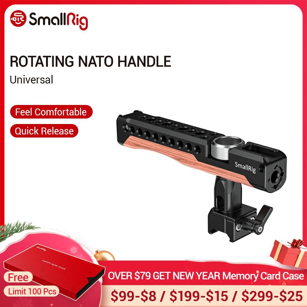 SmallRig 360 Degree Rotating Nato Clamp Handle With Cold Shoe Mount For Cage or Accessory With NATO-compatible Rail - 2362 ► Photo 1/6