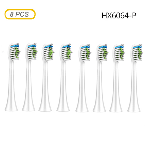 8pcs sonic toothbrush replacement heads toothbrush electric for Ph Sonicare  diamond clean  hx9044 9024 6064 6054 6024 ► Photo 1/4