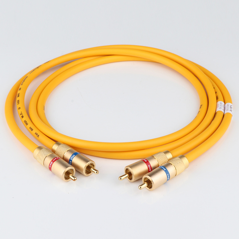 YTER Van Den Hul The D-102 III HYBRID (Halogen F) RCA Audio Cable Audio Video Extend Single Cable VDH Hybrid RCA Audio Interconn ► Photo 1/6