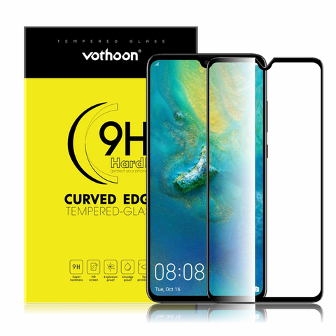 Vothoon Tempered Glass For Huawei Mate 20 Pro 20X Full glue Screen Protector For Huawei P30 Pro P20 Lite Nova 3 4 5i Glass ► Photo 1/6