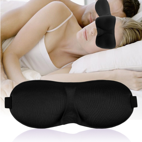 Sponge Goggles Soft Polyester Sleeping Eye Mask 3D Eyeshade Ecellent Nap Cover Blindfold Travel Rest Eye Cover health care ► Photo 1/6