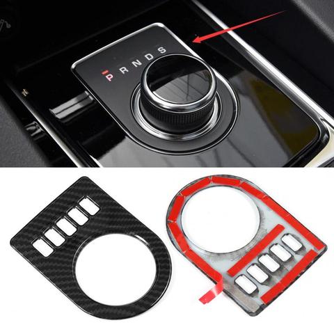 Carbon Fiber Style Gearbox Control Panel Cover Frame fit for Jaguar XF XE XJL XJ F-PA CE f pace x761 ABS Material car styling ► Photo 1/6