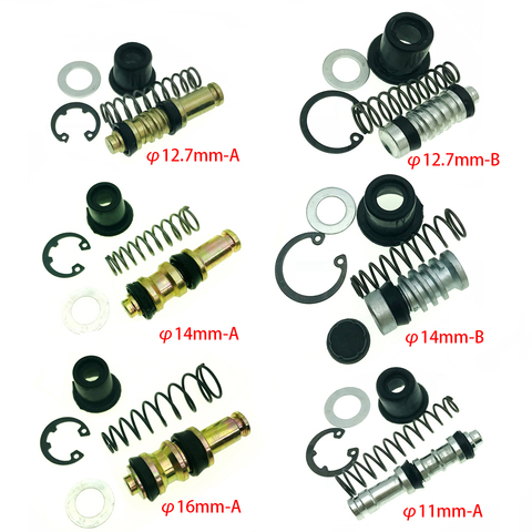 Piston Plunger Repair Kits Master Cylinder Piston Rigs Repair Accessories 11mm 12.7mm 14mm 16mm Motorcycle Clutch Brake Pump ► Photo 1/6