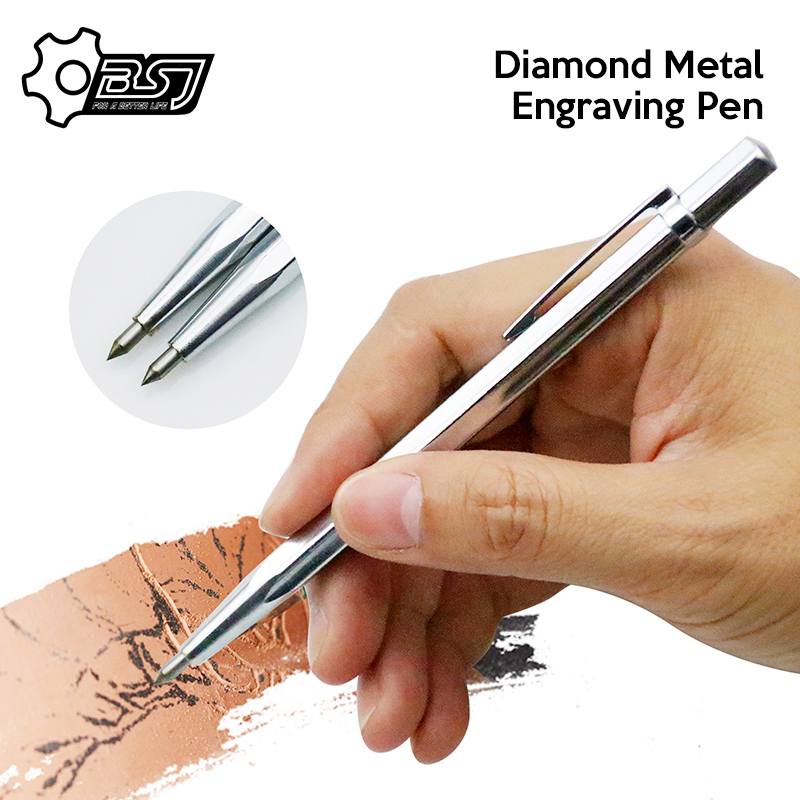 Metal Marking Engraving Pen Tungsten Carbide Tip Scriber Pen for Glass Hand Tool 