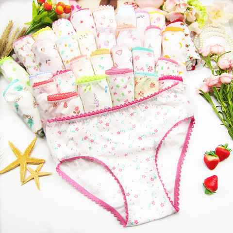 5Pcs Baby Kids  Underwear Girls Cotton Panties Girls Briefs 1-12 Years ► Photo 1/6