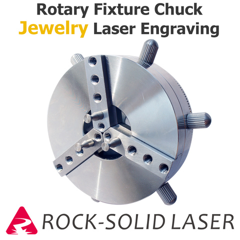 Rotary Gripper Fixture Chuck Claw Rotate Jig For Jewelry Ring Fiber Laser Marking Engraving Machine Parts Wholesale ► Photo 1/6
