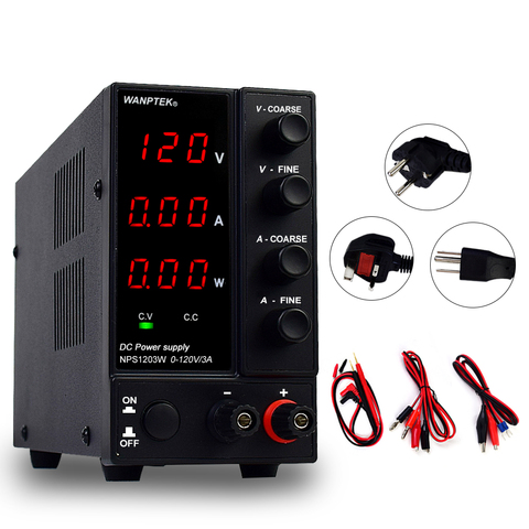 NPS1203W laboratory switching power supply adjustable 120V 3A variable Voltage regulator stabilizer bench source dc power supply ► Photo 1/6