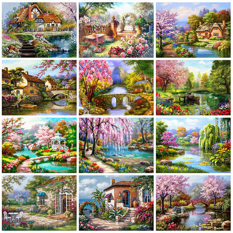 Evershine Diamond Painting Landscape 5D DIY Full Square Drill Embroidery Scenery Mosaic Picture Of Rhinestone Home Decor ► Photo 1/6