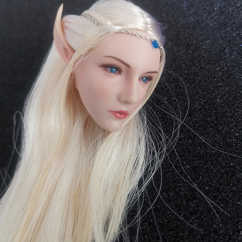 Pre-sale 1/6 scale female figure Elf Queen Emma Long-eared female head carving f pre-sale in mid-July ► Photo 1/6