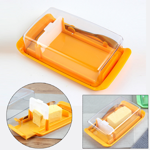 Butter Dish Box Container Cheese Server Sealing Storage Keeper Tray with Lid Kitchen Dinnerware for home Cutting Food Butter Box ► Photo 1/6