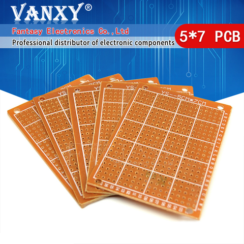 5Pcs 5x7cm 5*7 new Prototype Paper Copper PCB Universal Experiment Matrix Circuit Board ► Photo 1/3