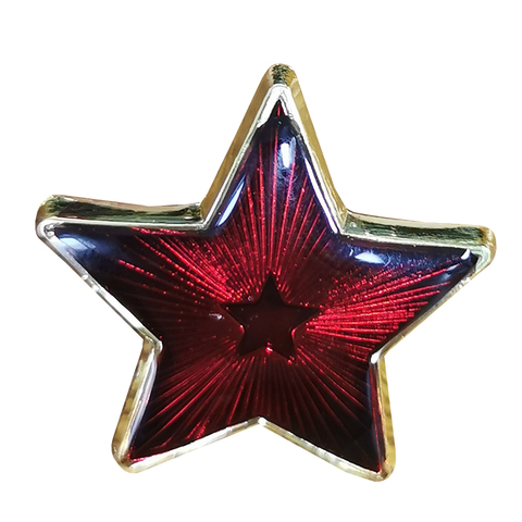 Retro Soviet red star brooch ► Photo 1/3