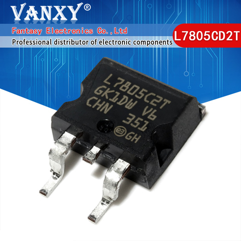 10pcs L7805C2T TO-263 L7805CD2T TO263 L7805 SOT L7805AC2T Three-terminal voltage regulator new ► Photo 1/3