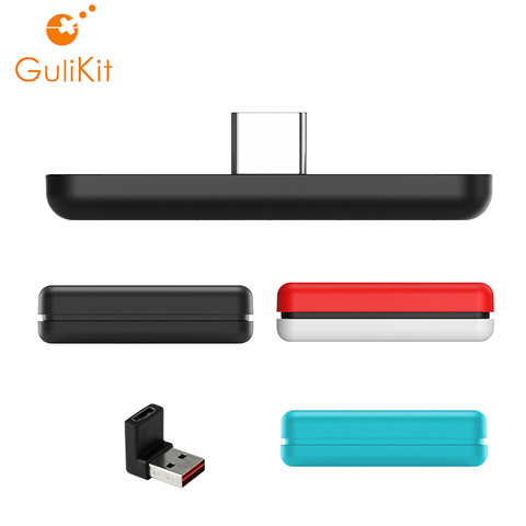 GuliKit NS07 Route Air Wireless Bluetooth Audio Adapter USB-C Transmitter For Nintend Switch / Switch Lite PS4 PC Game ► Photo 1/6