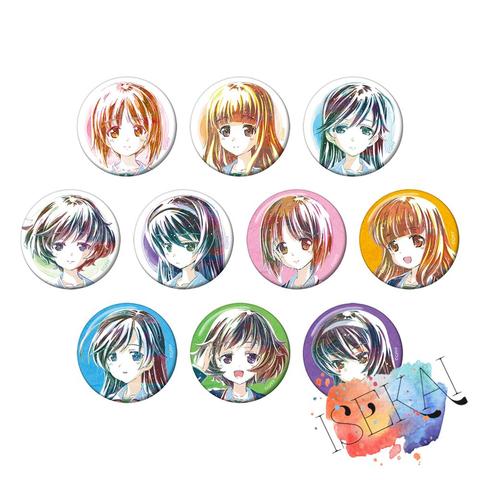 GIRLS und PANZER Anime GUP Nishizumi Miho saori takebe Isuzu Hana Yukari Akiyama Reizei Mako Metal Badge Pins ► Photo 1/2