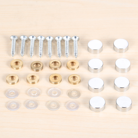 8Pcs Copper 12mm Tea Table Wardrobe Decorative Mirror Screw Cap Nails Advertising Mirror Nail Fasteners Glass Furniture Hardware ► Photo 1/6