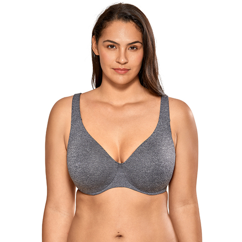 Women's Seamless Full Coverage Underwire Unlined Plus Size Minimizer Bra ► Photo 1/6