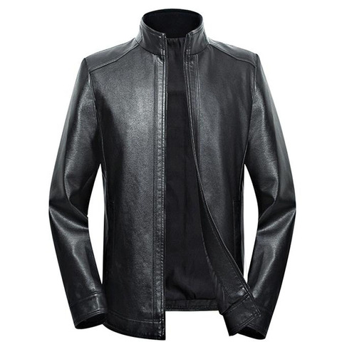Plus size men genuine leather jacket 5XL 6XL 7XL 2022 spring and autumn zipper male sheepskin leather jacket father outwear P07 ► Photo 1/6