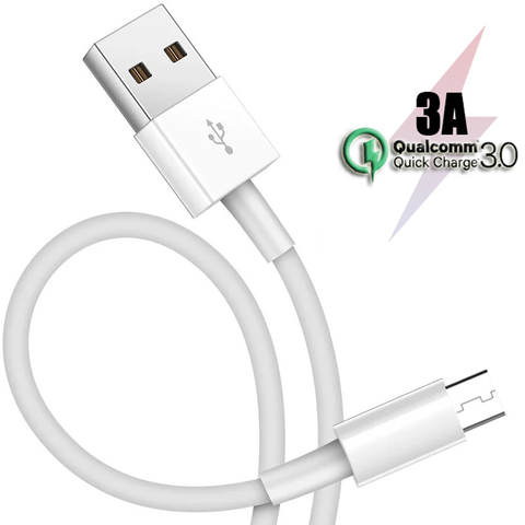 Micro/Type C/8 Pin USB Cable Fast Charging Cable 0.5m 2m 3m USB C Quick Charge 3.0 Charger Phone Cable for iPhone Samsung Huawei ► Photo 1/6